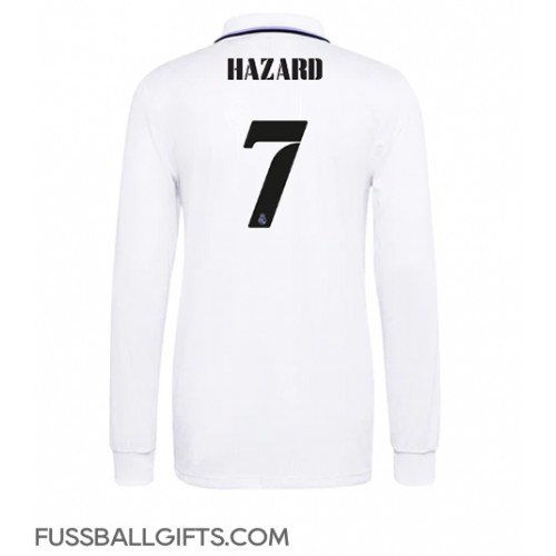 Real Madrid Eden Hazard #7 Fußballbekleidung Heimtrikot 2022-23 Langarm